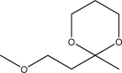 What apparent splitting pattern would not be found in the <sup>1</sup>H NMR spectrum or the following molecule?   A) Singlet B) Doublet C) Triplet D) Quartet E) Quintet