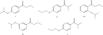 Which compound would produce the <sup>1</sup>H NMR spectrum below?     A) I B) II C) III D) IV E) V