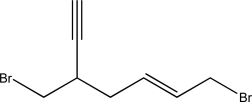 Which proton in the following molecule has the greatest chemical shift?  