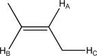 Draw a splitting diagram for H<sub>A</sub> and indicate the expected splitting pattern.  