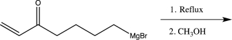 Predict the major organic product and provide a detailed mechanism for the reaction that would occur in the molecule shown below.  