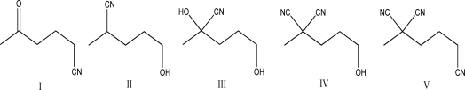 What is the most likely product of the following reaction?     A) I B) II C) III D) IV E) V