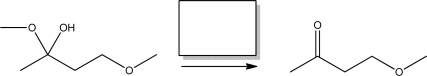 Supply the reagents required to complete the following reaction.  