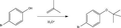 Which mechanism step is involved in the protection reaction shown below?   A) Bimolecular elimination B) Carbocation rearrangement C) Electrophilic addition D) Bimolecular nucleophilic substitution E) Nucleophilic addition