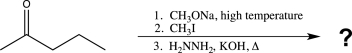 Predict the product of the following reaction sequence.   A)    B)    C)    D)    E)   