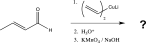 Determine the product of the following reaction sequence.   A)    B)    C)    D)    E)   