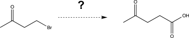Show how you would carry out the following transformation,using any reagents necessary.  