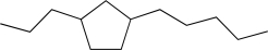 Propose a synthesis of the following molecule using reagents with five or fewer carbon atoms.  