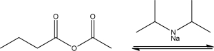 Explain why the following reaction energetically favors the products.  