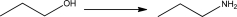 Show how the following alcohol can be turned into an amine using the Gabriel synthesis.  
