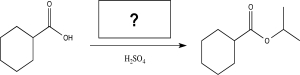 What is the missing reagent needed to complete the synthesis below.   A)    B)    C) H<sub>2</sub>O D)    E)   