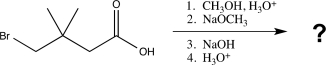 Predict the major product of the following reaction sequence.   A)    B)    C)    D)    E)   