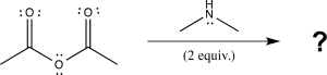 Draw a complete,detailed mechanism for the following reaction,and predict the products.  