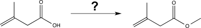 Propose a synthetic route to carry out the following transformation.  