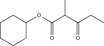 Show how the compound below can be synthesized using a Claisen condensation.Include all necessary reagents.  