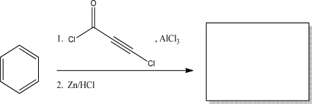 What is the product of the following reaction?  