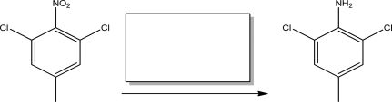 What reagents best complete the following reaction?  