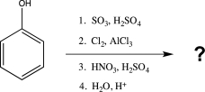 What is the major product of the following sequence of reactions?   A)    B)    C)    D)    E)   