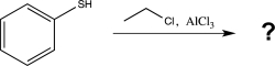 Draw the most stable resonance structure of the intermediate formed in the reaction below,and predict the major product(s).  