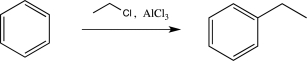 A student proposes the following synthesis to produce ethylbenzene as the major product.Explain the error in this proposed synthesis,and suggest an alternative synthetic route.  