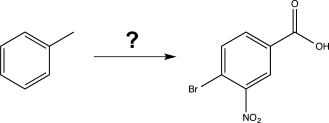 Devise a synthesis to carry out the following transformation.  