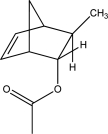 Show the diene and the dienophile needed to synthesize the following molecule.  