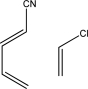The following diene and dienophile can react via a Diels-Alder reaction.Draw the resonance structures that can be used to dictate the regiochemistry of this reaction.  