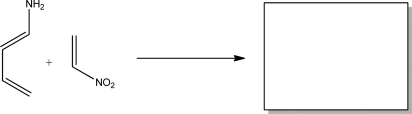 What is the major product of the following Diels-Alder reaction? Be sure to pay attention to regiochemistry.  