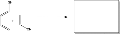 What is the major product of the following Diels-Alder reaction? Be sure to pay attention to regiochemistry.  