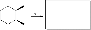 Supply the products and give the mechanism for the following retro Diels-Alder reaction.  