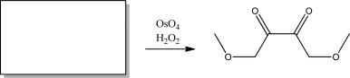 What starting material is required to synthesize the given dione?  