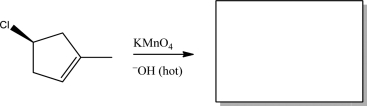 What is the expected product of the reaction below?  