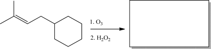 Show the product(s)of the following reaction.  