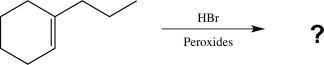 Predict the major product of the reaction below.   A)    B)    C)    D)    E)   