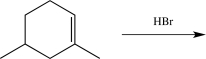 Which of the following reactions will not result in a racemic mixture of products? A)    B)    C)    D)    E)   