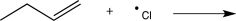 Draw the product of the radical addition below,and add curved arrows to show the movement of electrons.  