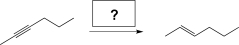 Fill in the missing reactants needed to carry out the reaction below.  