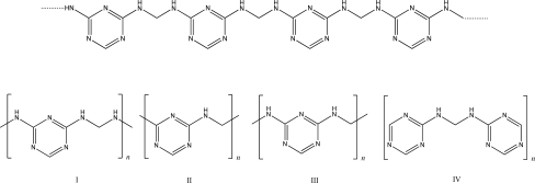 What is the repeating unit of the following polymer?   A) I B) II C) III D) IV E) None of these is the repeating unit.