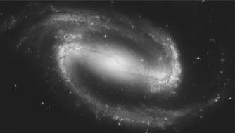 What type of galaxy is this?   A)  a giant elliptical B)  an ordinary spiral galaxy C)  an irregular galaxy D)  a barred spiral E)  a dwarf elliptical