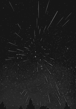 Identify the object in the picture below.   A)  an active comet B)  a meteor shower C)  a meteorite D)  an asteroid E)  zodiacal dust