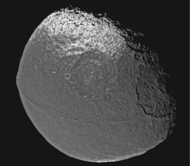 Based on the photo shown below, this moon:   A)  is geologically active B)  is possibly geologically active C)  was geologically active in the past but is no longer active D)  is geologically dead E)  More information is needed before any conclusion can be made.