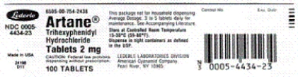 Order: trihexyphenidyl hydrochloride (Artane) 6 mg, PO, twice daily Available:   How many tablet(s) should the client receive on a daily basis?<div style=padding-top: 35px> 