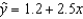 A scatter diagram includes the following data points:    Two regression models are proposed: (1)   , and (2)   . Using the least squares method, which of these regression models provides the better fit to the data? Why?