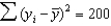 In a simple linear regression problem, the following sum of squares are produced:   ,   , and   . The percentage of the variation in y that is explained by the variation in x is: A)  25% B)  75% C)  33% D)  50%