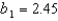  In testing the hypotheses: H<sub>0</sub>:  \beta <sub>1</sub> = 0 vs. H<sub>0</sub>:  \beta <sub>1</sub>   \neq 0, the following statistics are available:   ,   ,   ,   , and   . The value of the test statistic is: A)  2.042 B)  0.306 C)  -1.50 D)  -0.300 