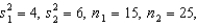 Given the information:   the number of degrees of freedom that should be used in the pooled variance t-test is: A)  40 B)  38 C)  15 D)  25
