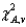  The value of  \chi <sup>2</sup> with v degrees of freedom such that the area to its right under the chi-squared curve is equal to A is denoted by     , while     denotes the value such that the area to its left is A. 