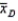 In comparing the difference in means with a matched pairs experiment,the variable under consideration is   ,where the subscript D refers to the difference.