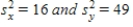 If cov(x,y) = 20,   then the sample coefficient of correlation r is: A) 1.400 B) 0.026 C) 0.714 D) None of these choices.