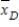 In comparing the difference in means with a matched pairs experiment,the variable under consideration is   ,where the subscript D refers to the difference.